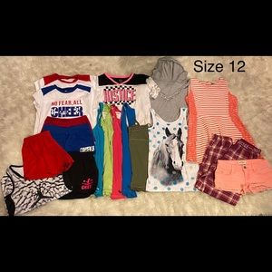 Girls Spring/Summer Clothing Bundle Size 12